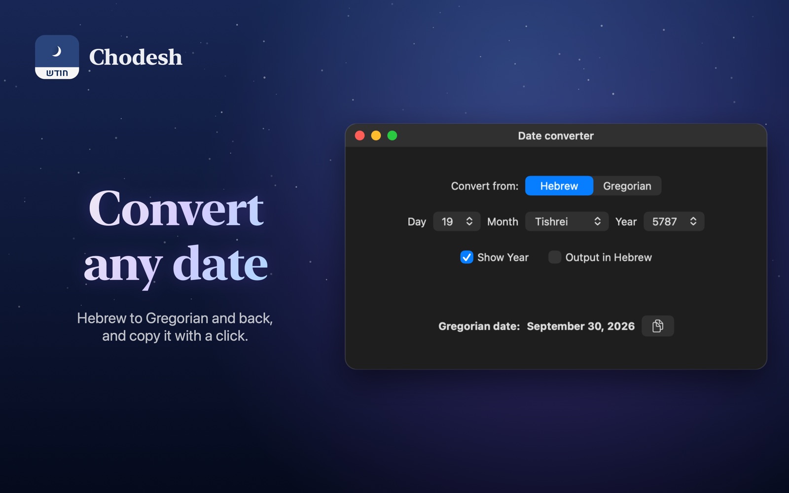 The date converter